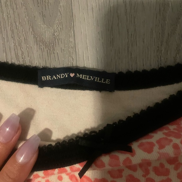 Rare Pink & Black Cheetah Print Tank Brandy Melville - Picture 2 of 3